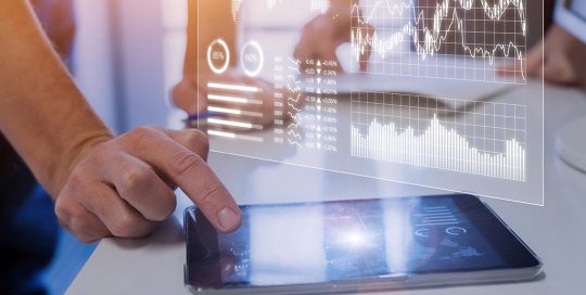 Examining-data-on-tablet